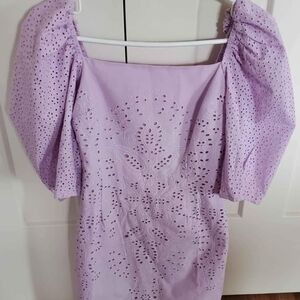 H&M Lavender Long Sleeve Dress